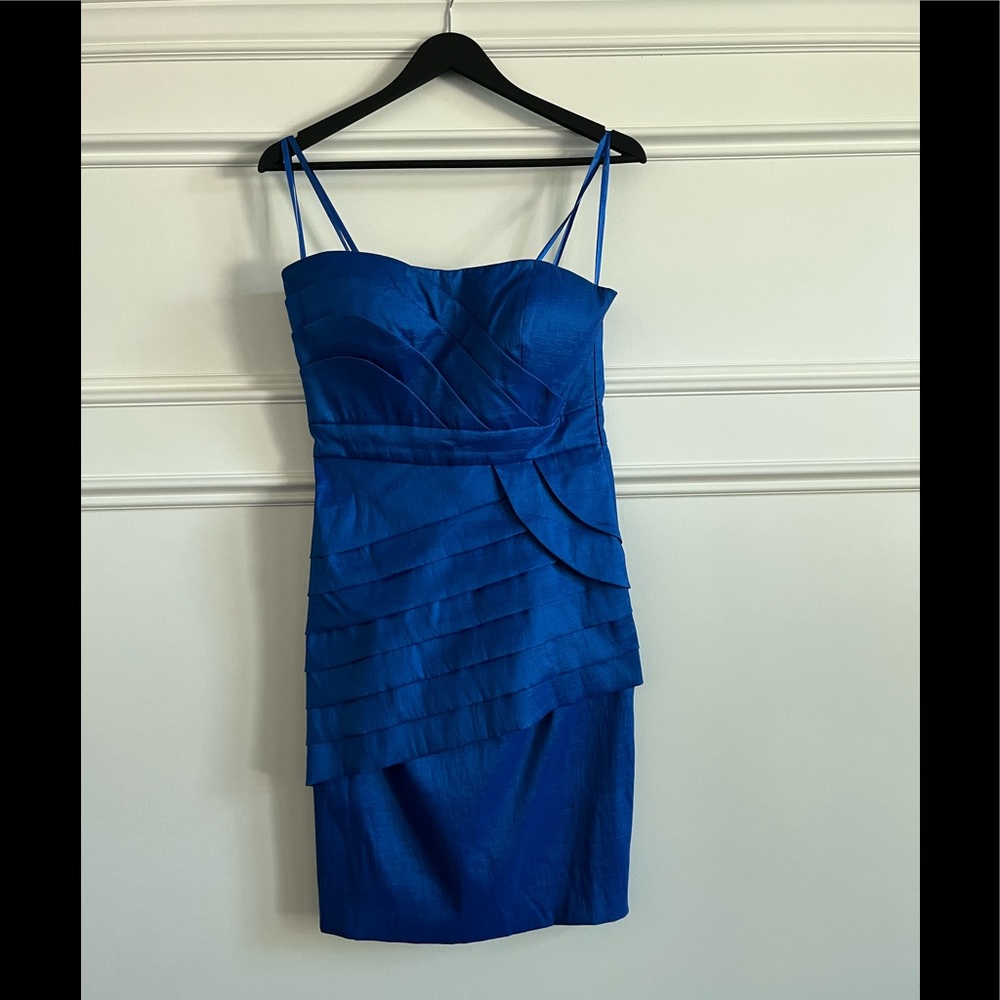 Max and Cleo Blue Dress size 4